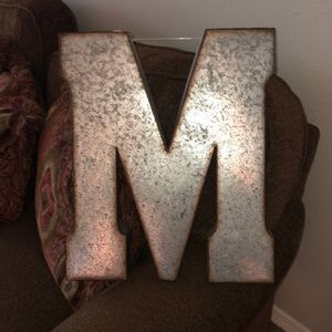 Metal Tin “M”